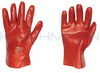 Gloves PVC 27cm redbrown