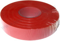 Elec. tape 25 Mtr. 15mm red