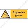 Sticker "Explosives Gases" 300 x 100mm