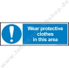Sticker ""Protective clothing...