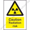 IMO "caution radiation risk" 20x15cm