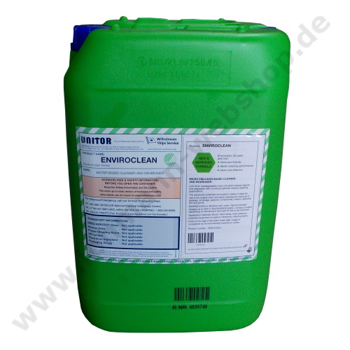 Unitor Enviroclean 25 ltr. H. Lohmann Shipping and Industry Requirements