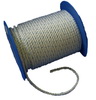 Rope white/blue 3strand braided 12mm