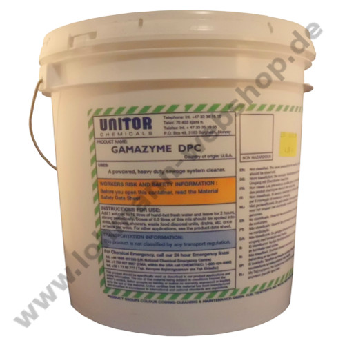Unitor Gamazyme DPC (4kg Eimer) H. Lohmann Shipping and Industry Requirements