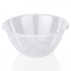 Bowl white/clear, round, 17cm, 0.8 ltr.