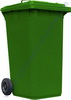 Dust bin 240 ltr. colour: green