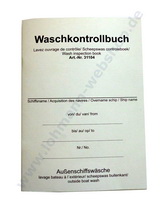 Wash Inspection book Lohmann