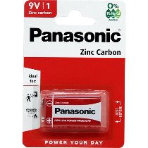 Batterie Block Panasonic 9V per Stck.