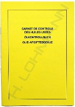 Öltagebuch / Ölkontrollbuch gelb