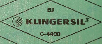 Klingersil C-4400 1x1,5 m 1,0 mm 400°