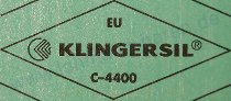 Klingersil C-4400 1x1,5 m 1,0 mm 400°