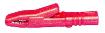 Jaw alligator clips for test lead, red