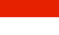 Hissflagge rot/weiß ca. 70 x 90cm