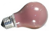 Lamp E27 230 V 25W red