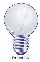 Balllamp E27 15W 220V clear