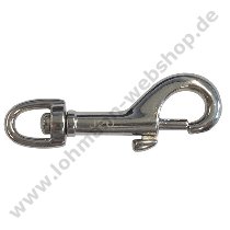 Snap hook with turn. ring 12mm
