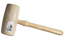 Wooden hammer, round mallet 55mm