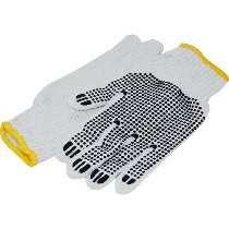Working gloves with PVC-Dots