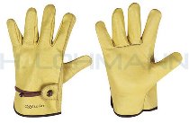 Glove leather yellow