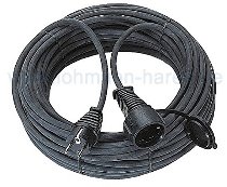 Extension cable rubber 230V 10m