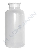 Sample bottle 1.0 ltr. PE with seal