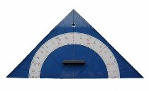 Triangle protractor large 32.5cm