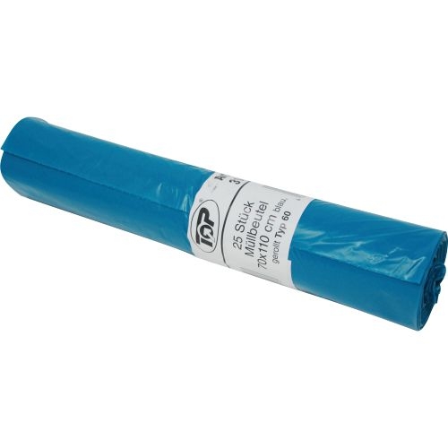 Müllsäcke 120 L. blau/per 25 St. 70x110cm