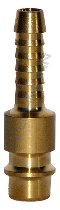 Brass plug - hose connection 6mm