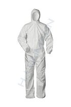 Disposable protective coverall XL/white