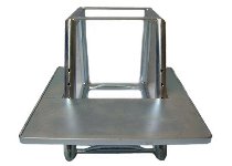 Wheelhouse chair bottom part galv. metal