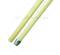 Broom handle metal with thread 130cm