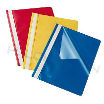 Letter file (folder) A4, PP, blue