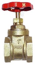 Shut-off valve brass 3/8"