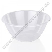 Bowl white/clear, round, 17cm, 0.8 ltr.