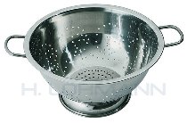 Colander 5ltr. with feet stainless steel