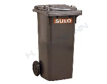 Müllgroßbehälter 120Ltr. mit Räder schwarz/grau