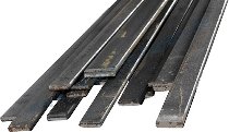 Steel flat bar 20x5mm L=6m