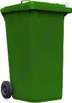 Müllgroßbehälter 240Ltr. mit Rädern grün