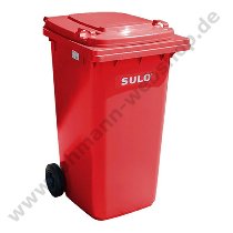 Müllgroßbehälter 240Ltr. mit Räder rot