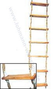 Embarkation ladder 15m 45 wood steps