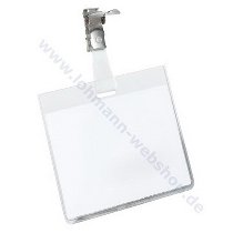 name plate with clip, 60x90 mm, 50 pcs