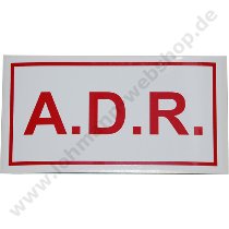 Sticker "A.DR.." 170 x 90mm