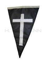 Flagge Trauer ca. 60x40cm katholisch